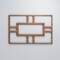 Ekena Millwork Medium Hastings Decorative Fretwork Wood Wall Panels, Walnut, 10 1/4"W x 15 3/8"H x 3/8"T WALW16X16X0375HASWA - alternate 4